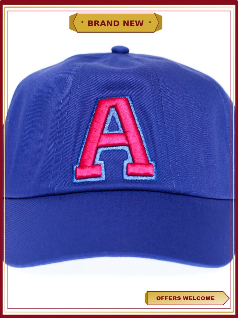Cotton Twill 8-Panel Snapback Hat British Rock Adjustable Unisex Casual